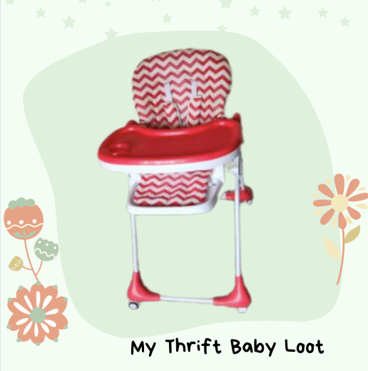 Preloved Luvlap royal high chair for baby